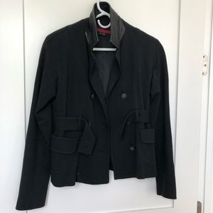 Theory black coat small
